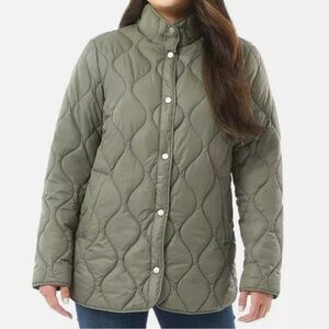 32 Degrees Heat  Ladies Quilted Jacket  Size: XXL Color: Tea Leaf(green)